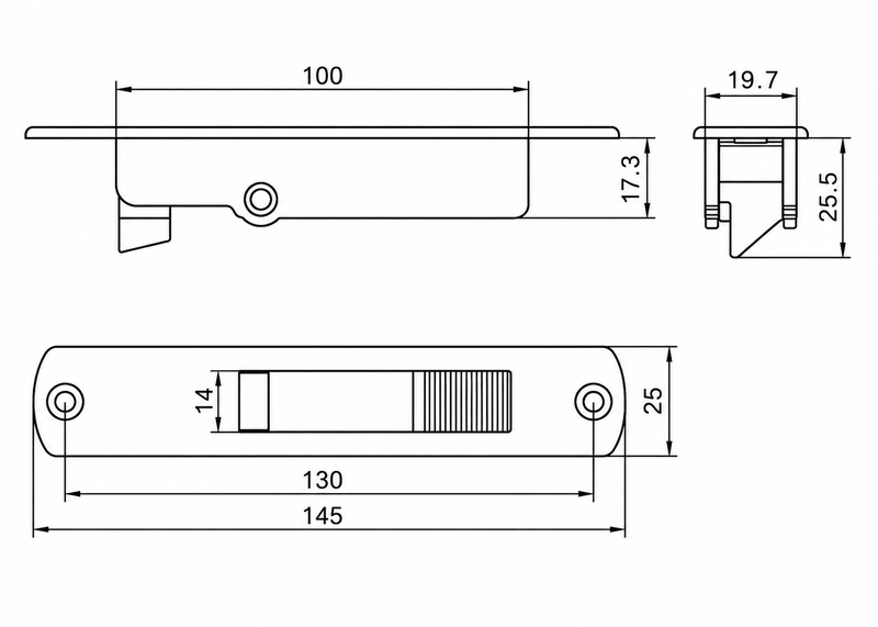 Sliding Touch Lock SL 31A