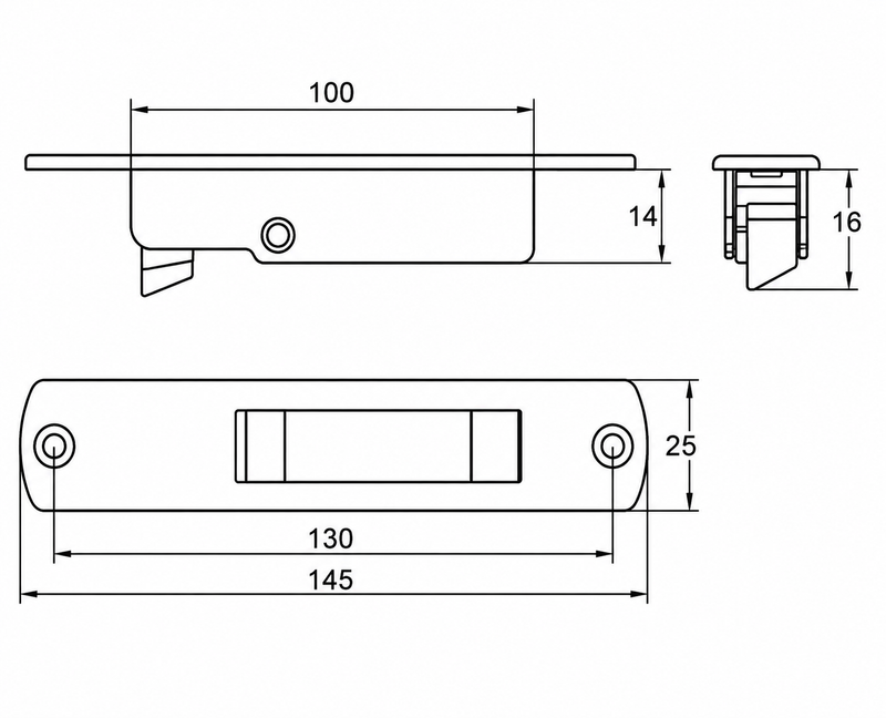 Sliding Touch Lock SL 52