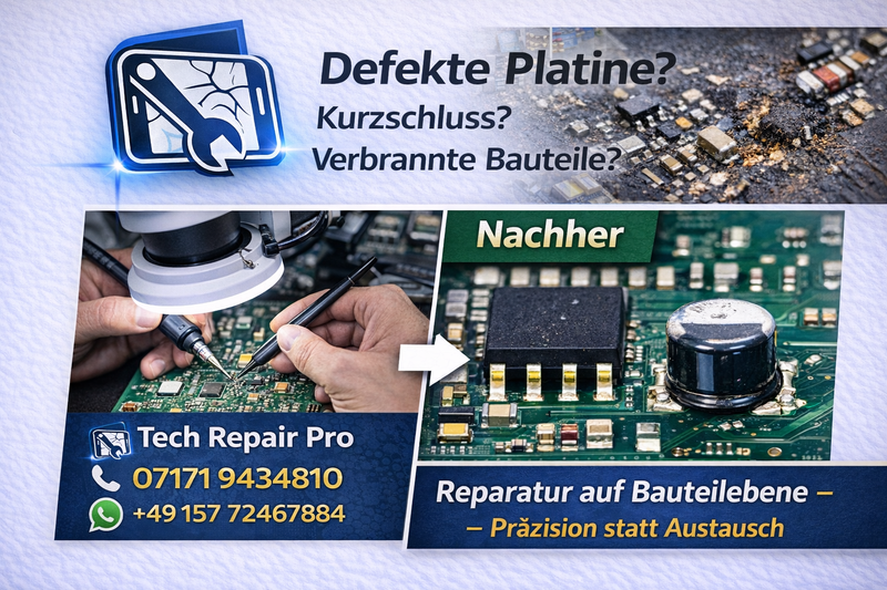 Reparatur auf Bauteilebene – Präzision statt Austausch