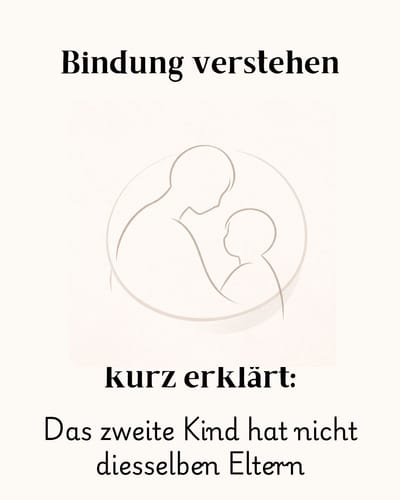 Das zweite Kind hat nicht diesselben Eltern