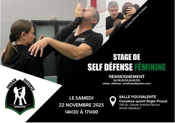 Stage découverte et d'initiation à la self défense féminine