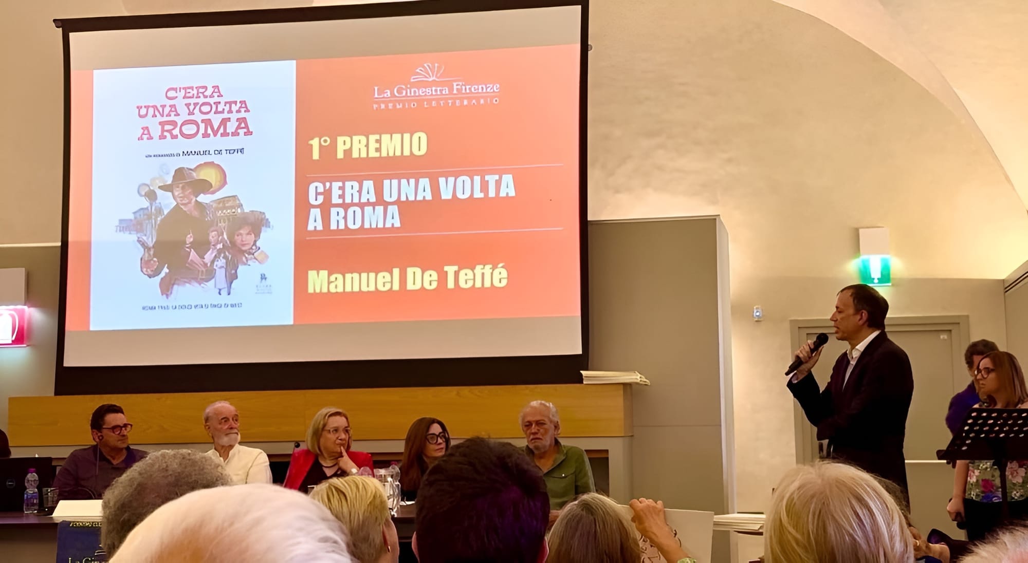 "C'era una volta a Roma" Awarded First Prize at the Prestigious La Ginestra Florence Literary Awards