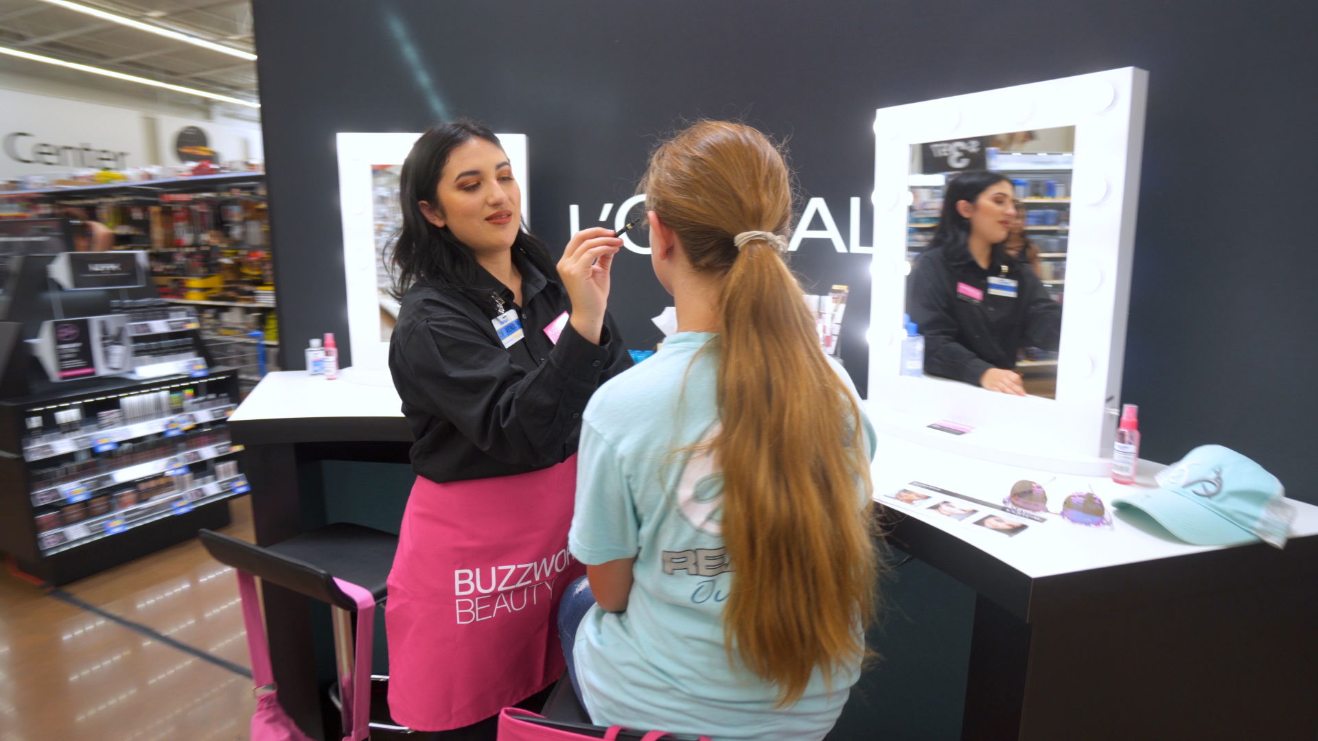 Pop-Up Beauty Stations • Pallet & Shelf Display • Influencer Pre-Awareness