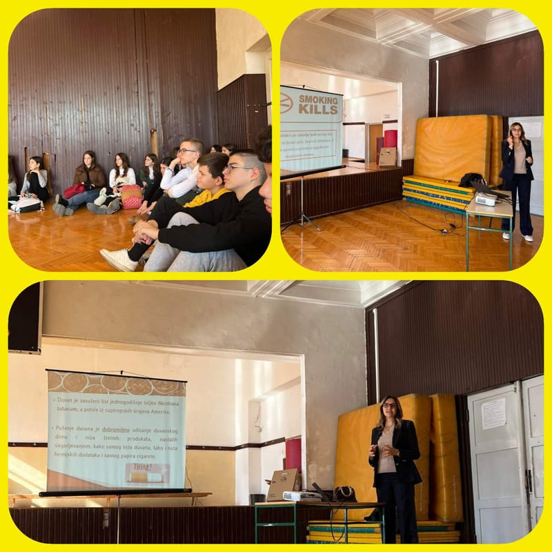 Predavanje na temu ,,Štetnost duvanskog dima"