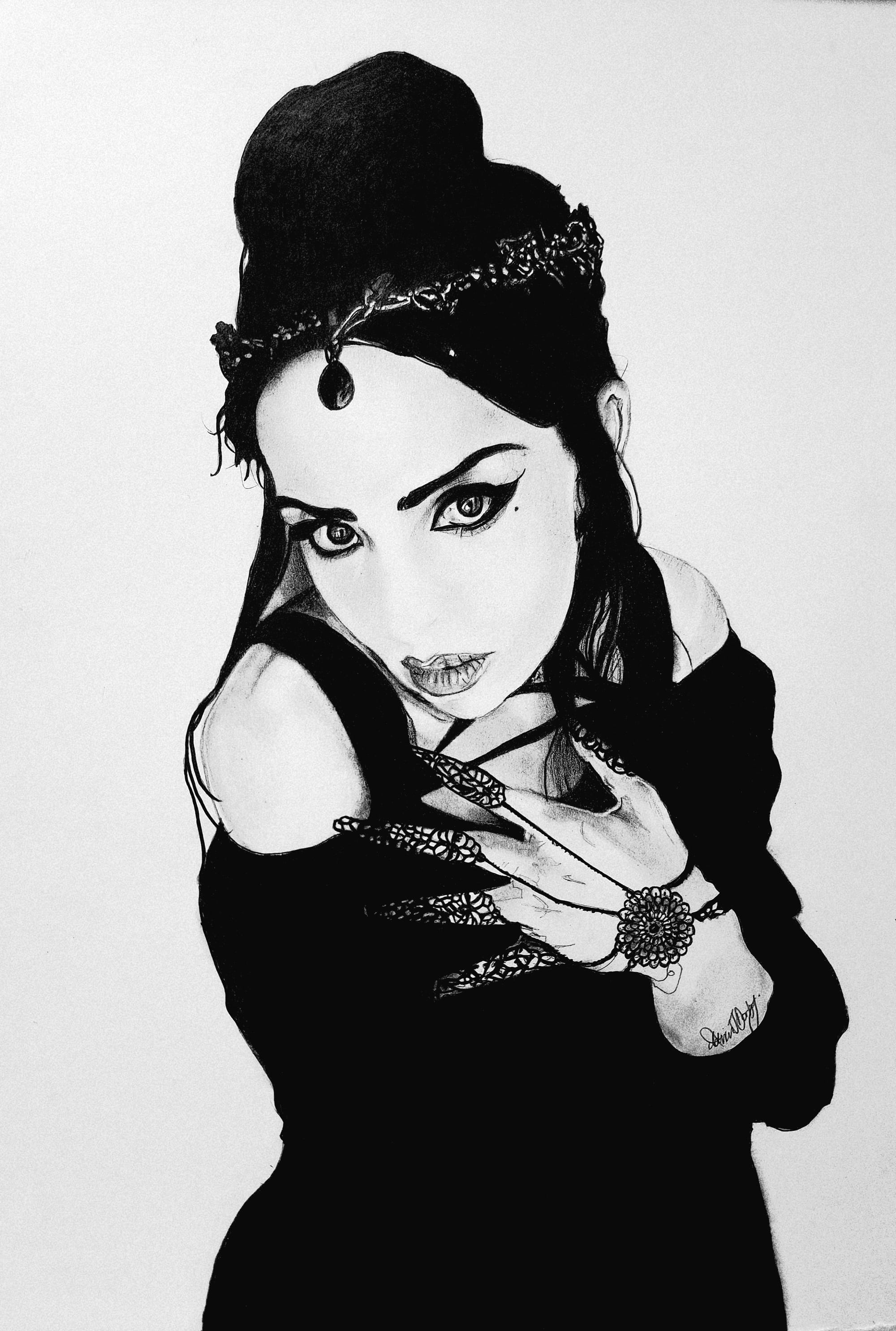 New works Kristina White & Black. For Exhibition.