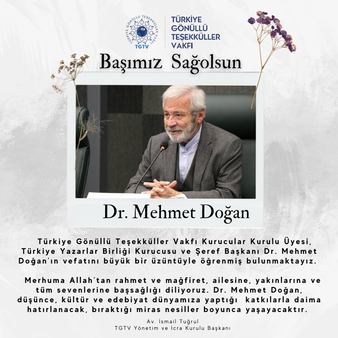 Dr. Mehmet Doğan'ı Kaybettik