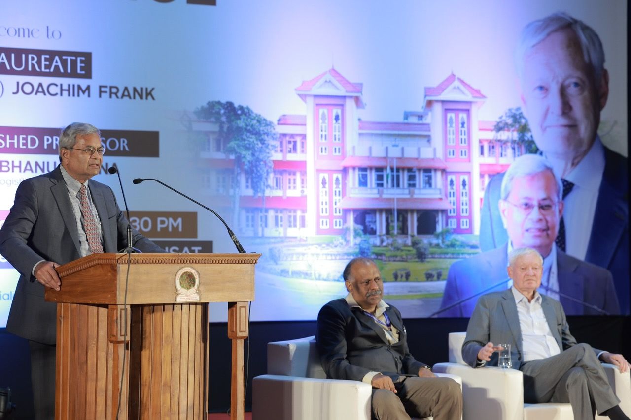 MMI President Prof. Dr. Bhanu P. Jena, and Advisory Board Member, Nobel Laureate Prof. Dr. Joachim Frank met with leaders of India’s Science and Technology program and presented National Lectures.