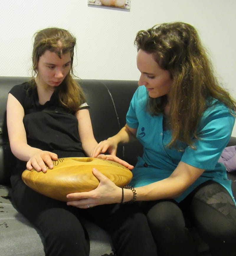 Le CRDL (abréviation de Cradle : berceau en anglais) traduit le toucher en son et permet un nouveau contact avec les personnes ayant des difficultés de communication et d’interaction sociale.