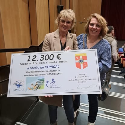 Financé par le LIONS CLUB DOYEN ANNECY