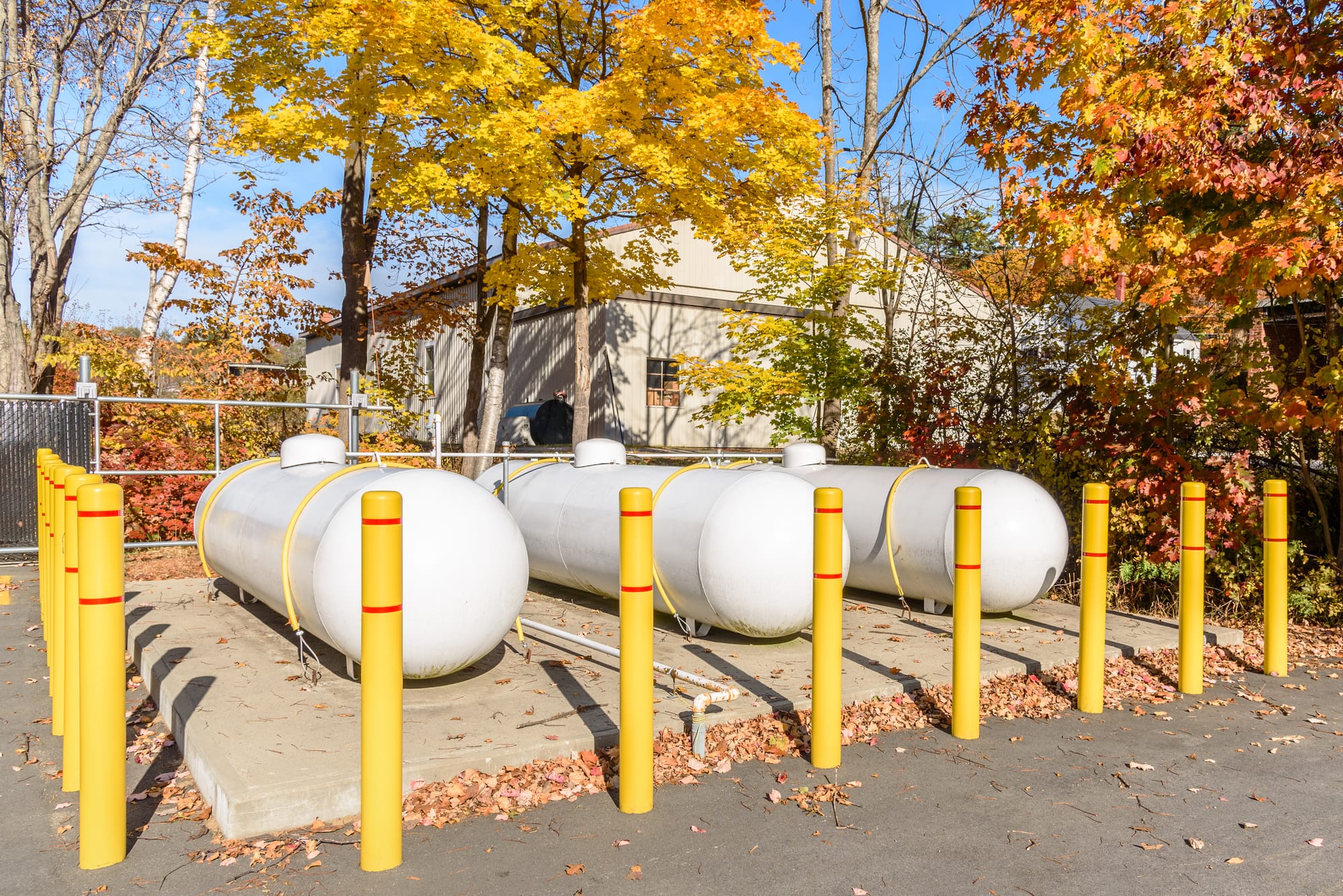 LNG stored at customer site until needed as fuel