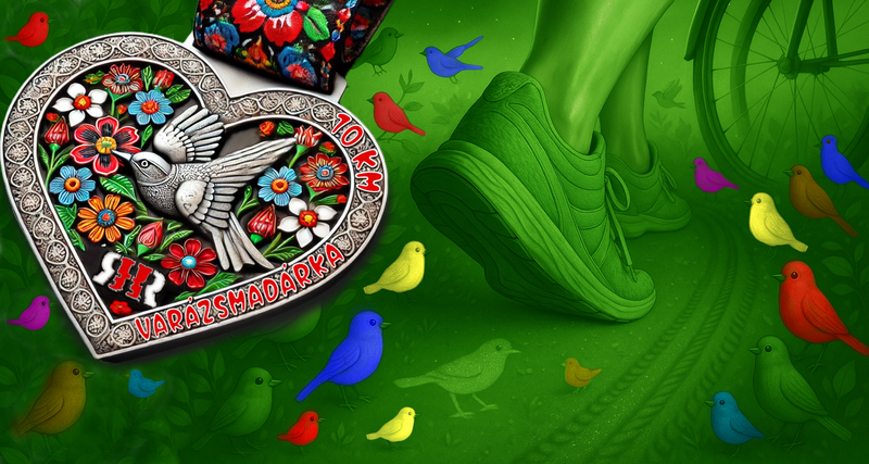 🕊️  Varázsmadárka 10 km 🕊️ Szárnyalj velünk 🏃‍♀️🚴‍♀️🚶