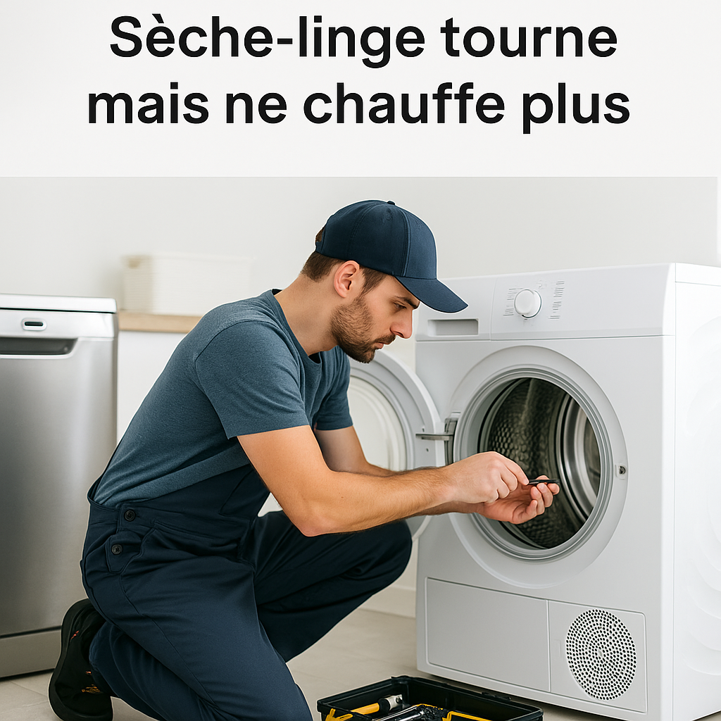 Sèche-linge tourne mais ne chauffe plus