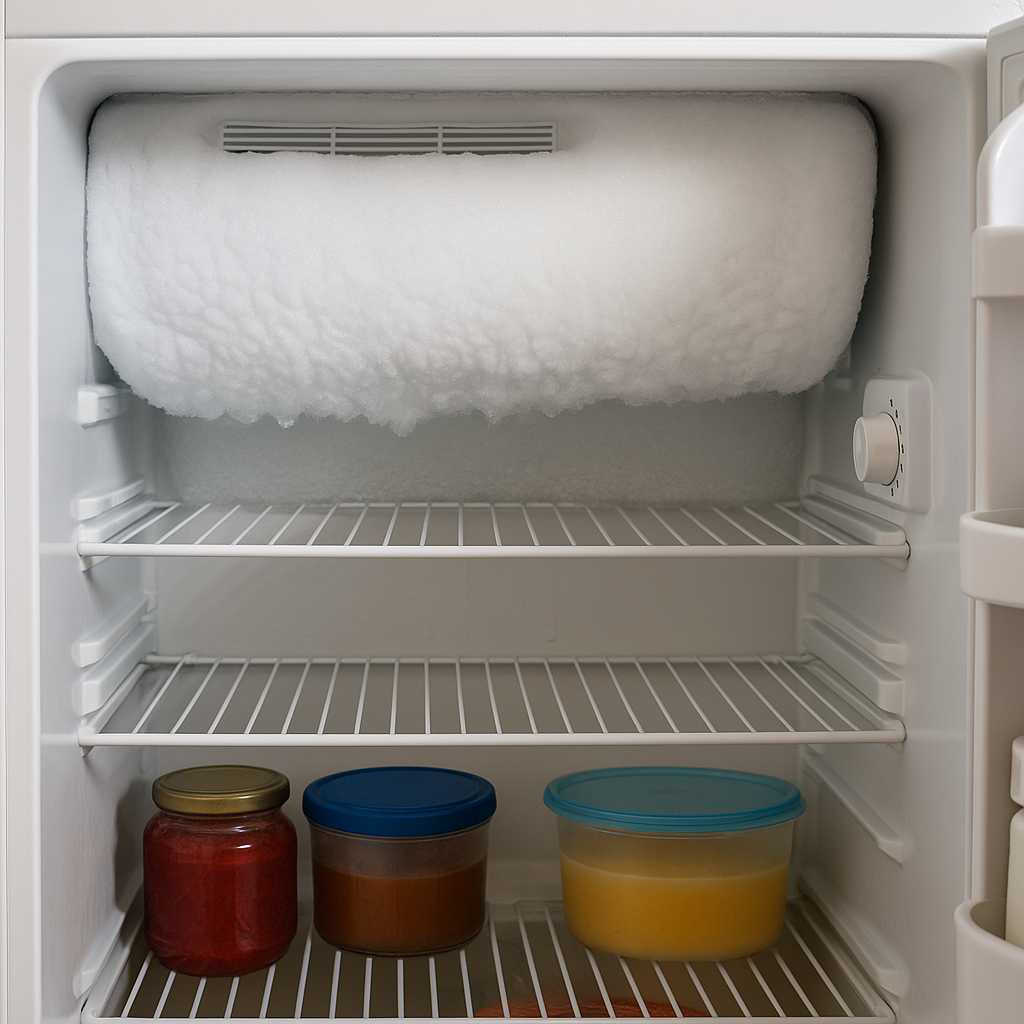 Réfrigérateur fait trop de givre