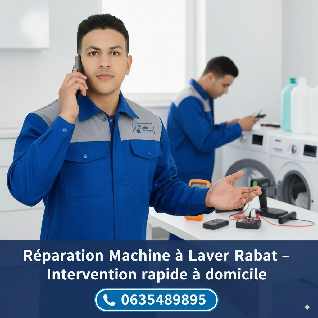 Réparation machine à laver Rabat