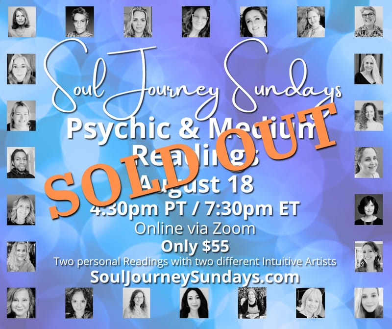 Soul Journey Sundays - Psychic & Medium Readings