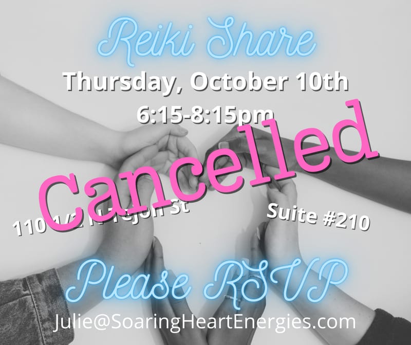 Reiki Share - Certified Reiki II Practitioners and Reiki Masters Only