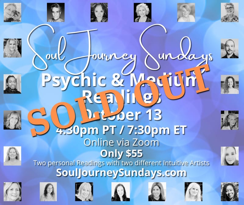 Soul Journey Sundays - Psychic & Medium Readings