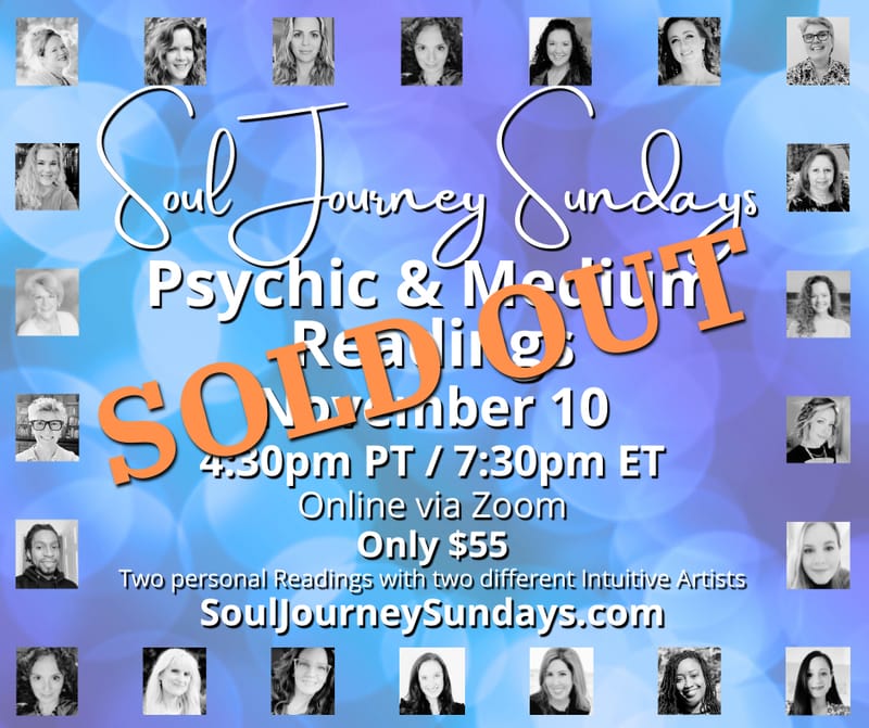 Soul Journey Sundays - Psychic & Medium Readings