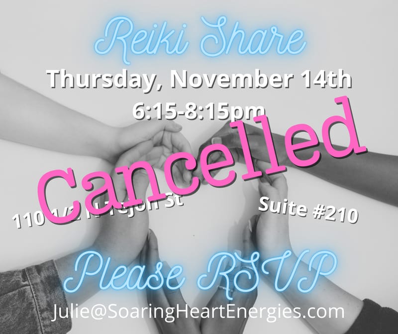 Reiki Share - Certified Reiki II Practitioners and Reiki Masters Only