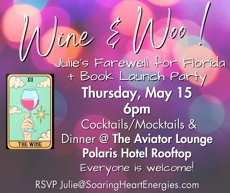 Wine & Woo Farewell + Book Launch