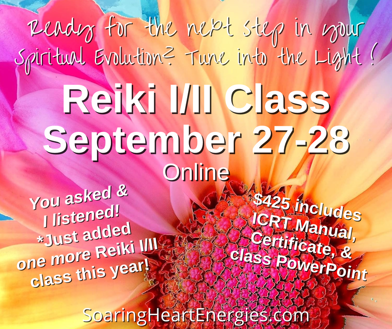 Reiki I/II Certification Class Online