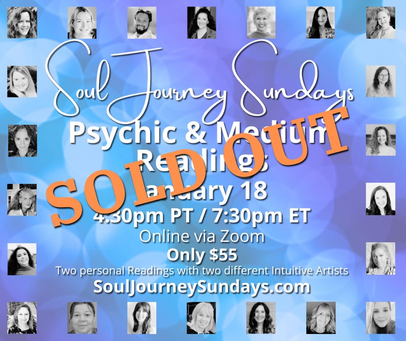 Soul Journey Sundays - Psychic & Medium Readings