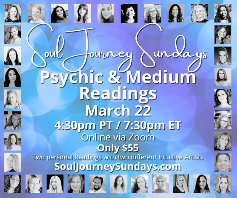 Soul Journey Sundays - Psychic & Medium Readings