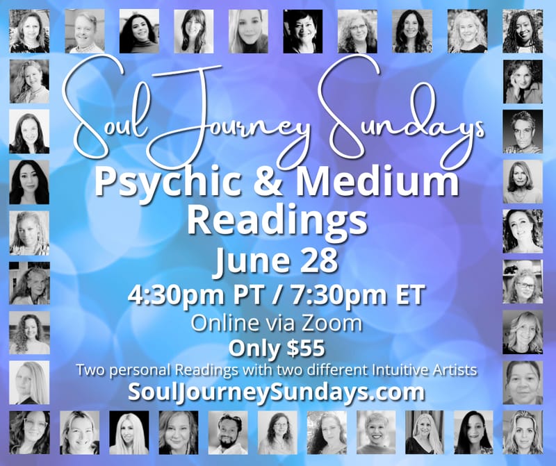 Soul Journey Sundays - Psychic & Medium Readings
