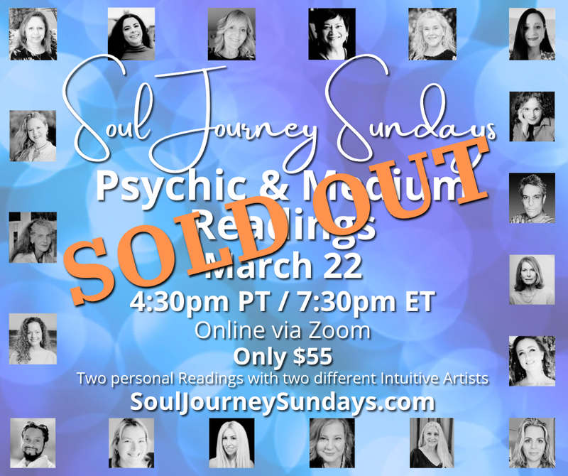 Soul Journey Sundays - Psychic & Medium Readings