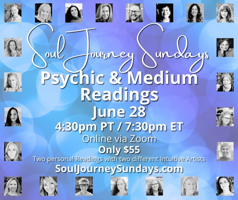 Soul Journey Sundays - Psychic & Medium Readings