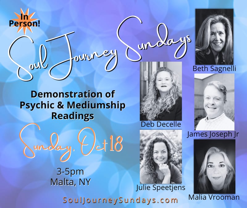 In Person! SJS Psychic & Mediumship Demonstration