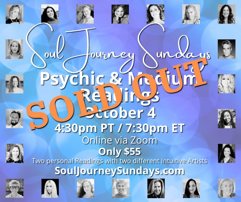 Soul Journey Sundays - Psychic & Medium Readings