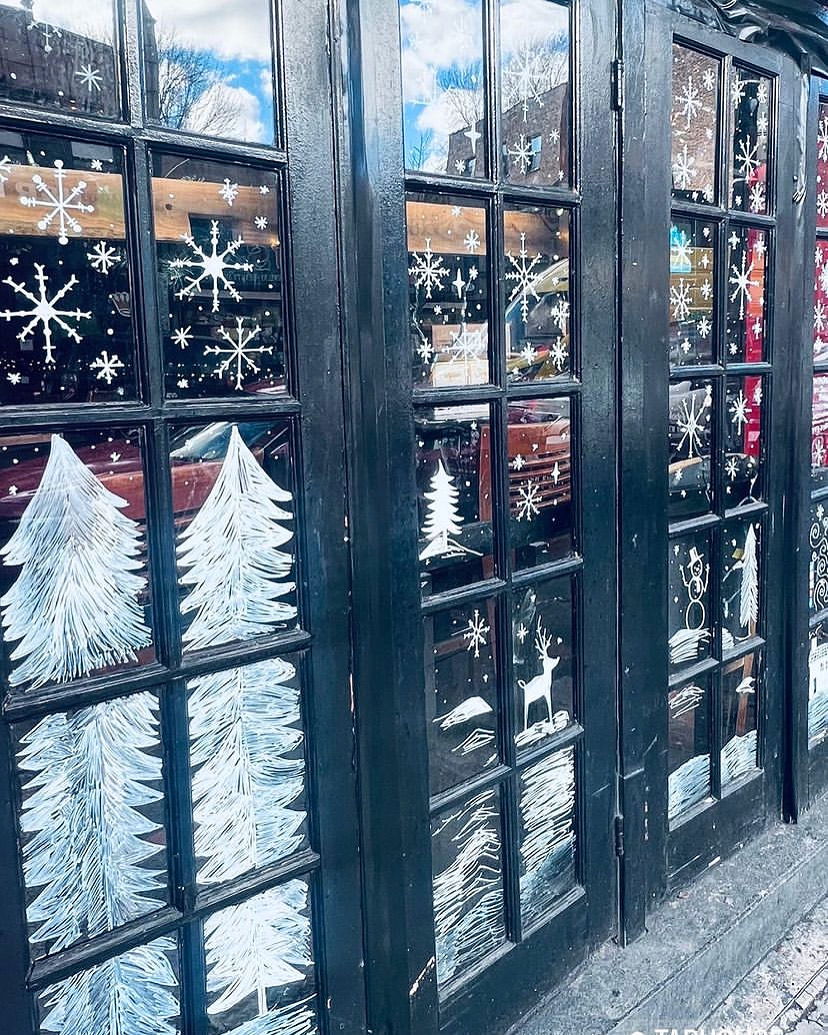 2023 Winter Holiday Windows for Tap House- Forest Hills, Queens