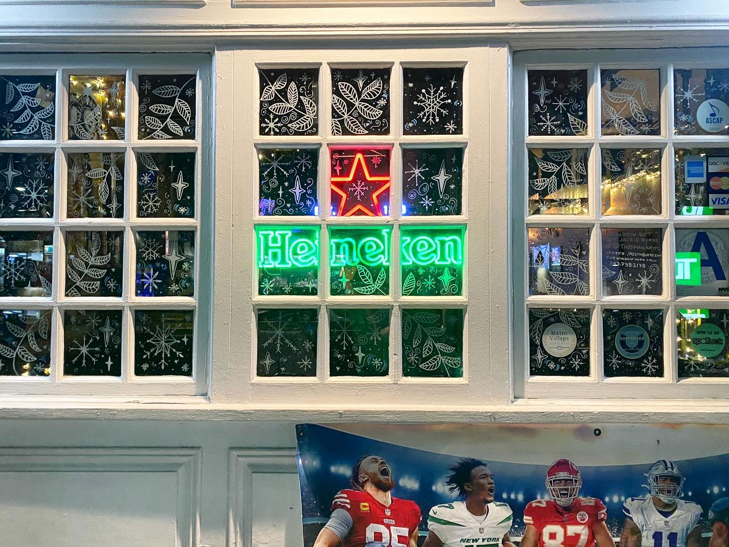 2023 Winter Holiday Windows for Acey Ducey's- Forest Hills, Queens