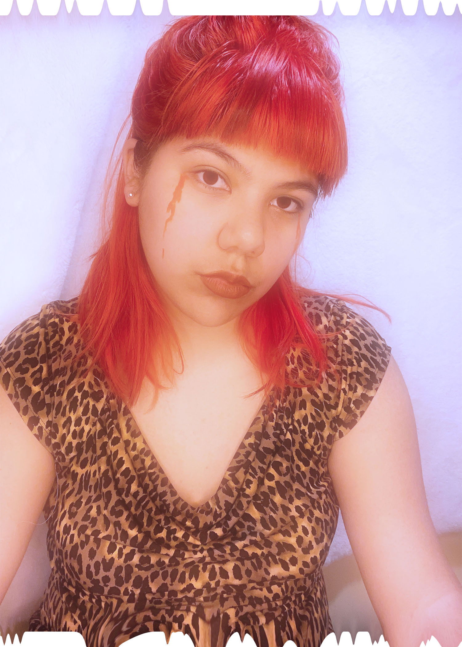 An Angel Cries, 2021 (self portrait)