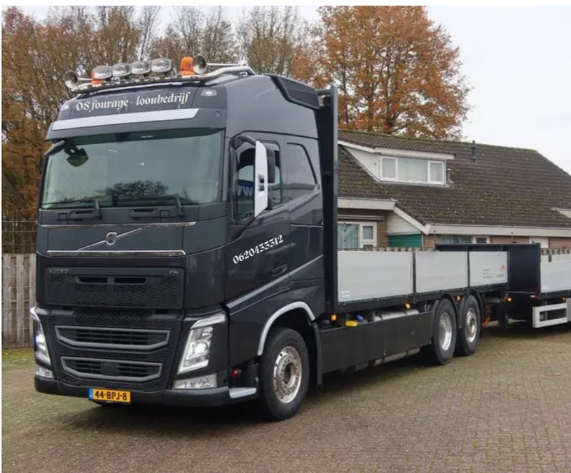 Transport met open laadbak