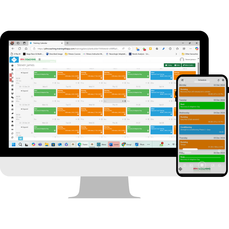 Adjust your plan to your schedule