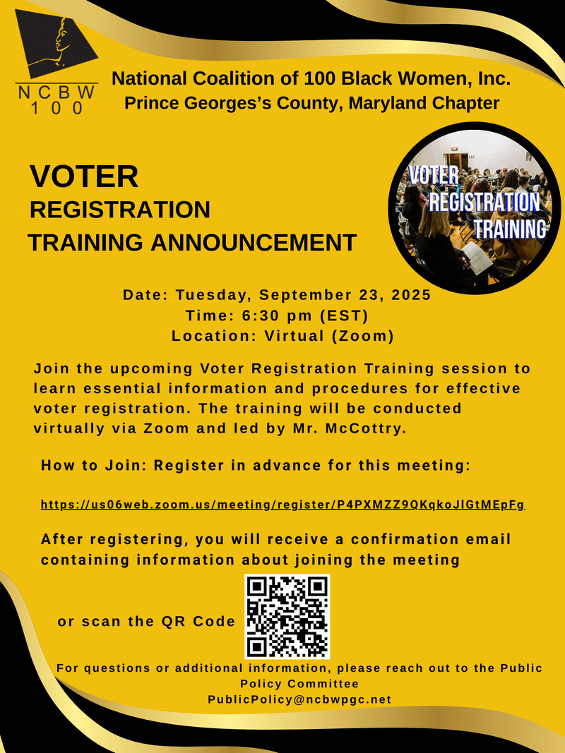 Voter Registration Training