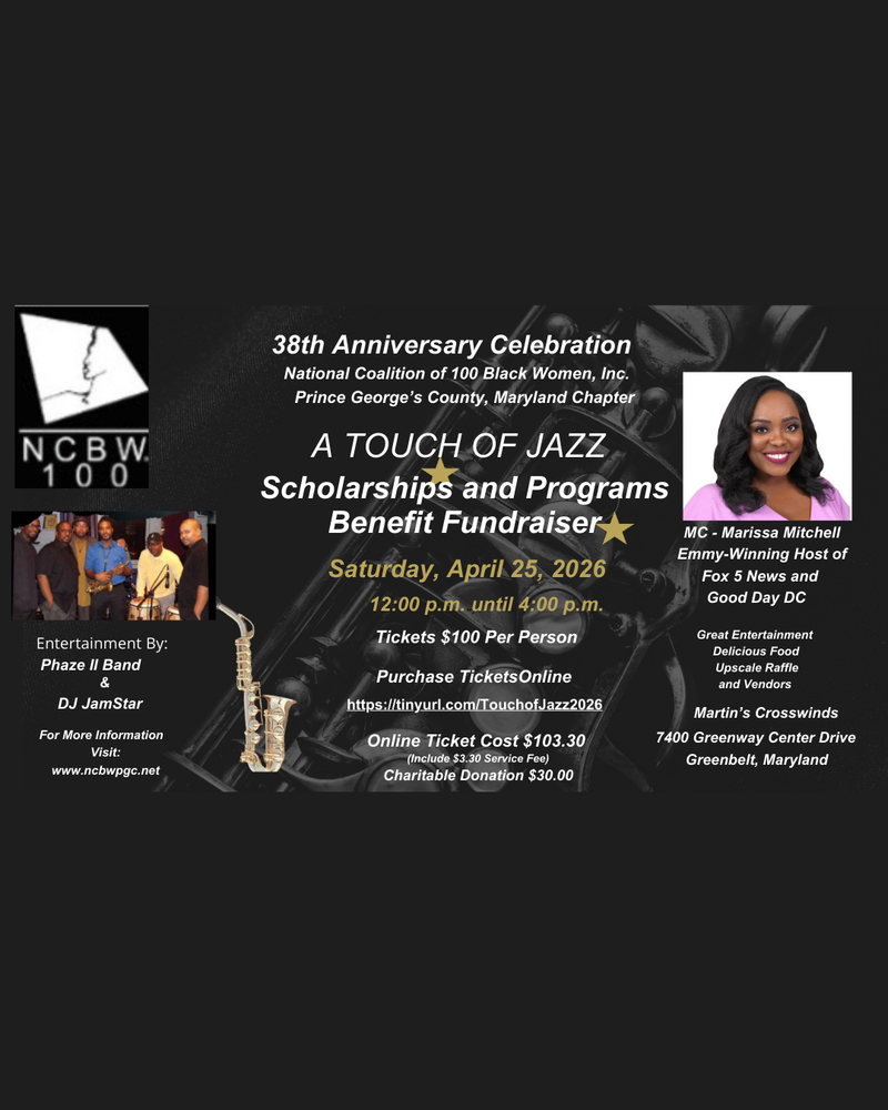 "A Touch of Jazz" Scholarship & Programs Fundraiser