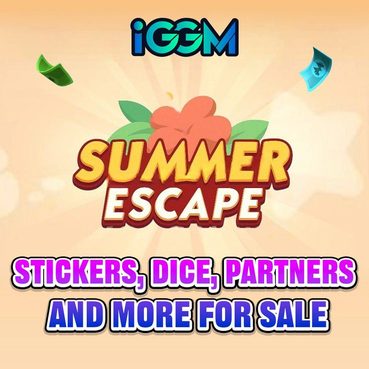 IGGM.com provides the most cost-effective Monopoly Go Summer Escape Stickers, and 24-hour online customer service to solve your problems.