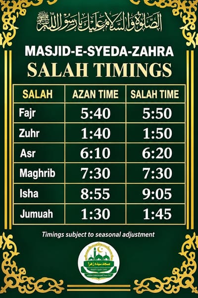 Namaz Timing
