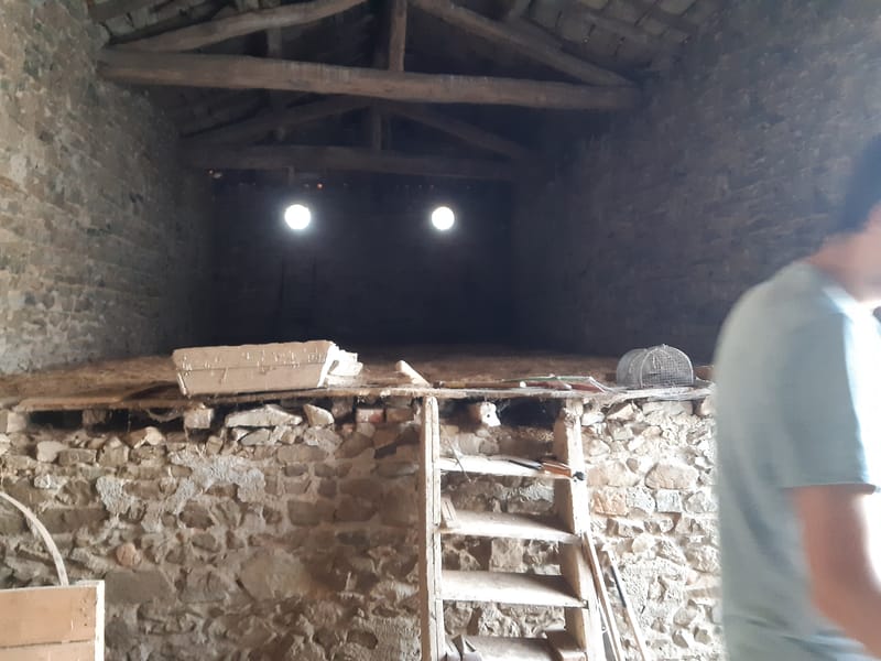 Avant et pendant les travaux ...