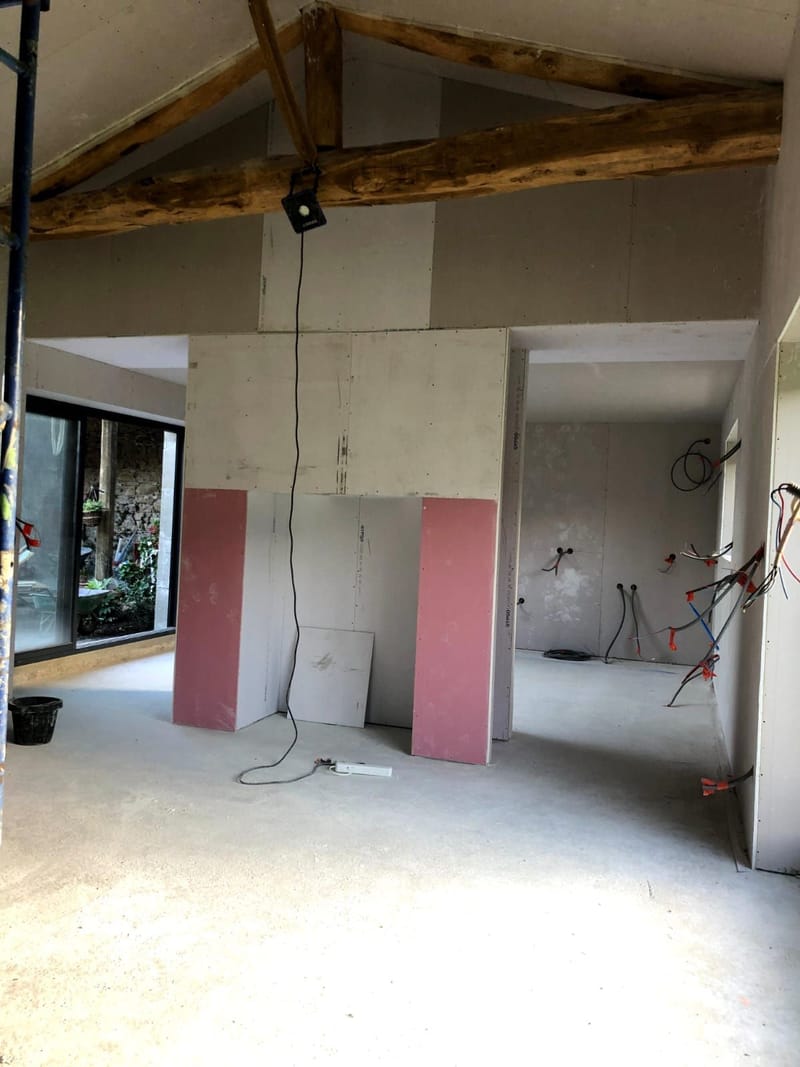 Avant et pendant les travaux ...