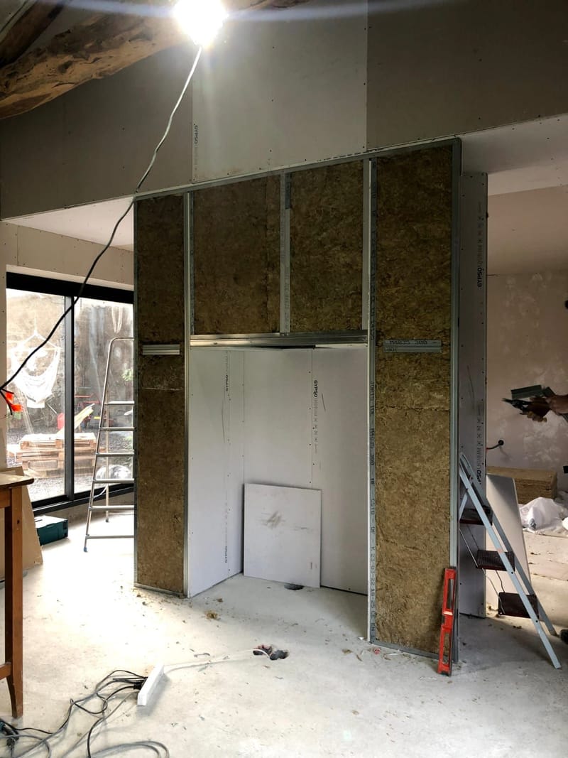 Avant et pendant les travaux ...