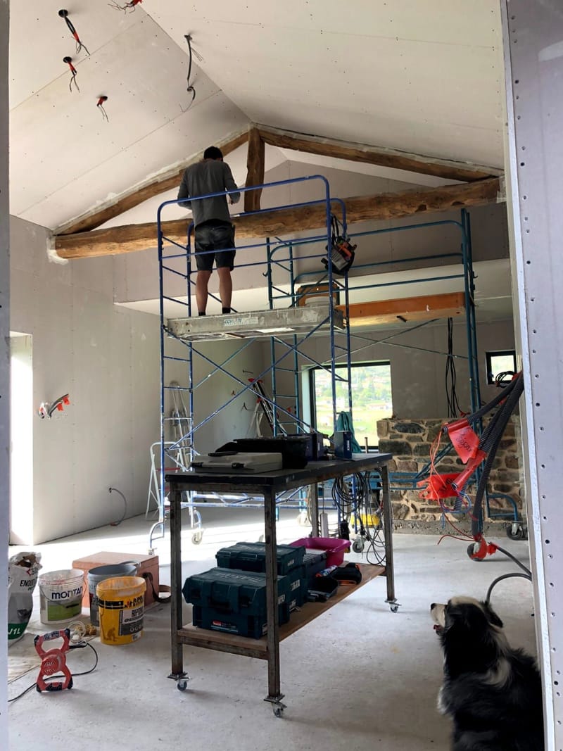 Avant et pendant les travaux ...