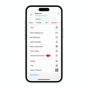 Add Prana Calendar to iPhone