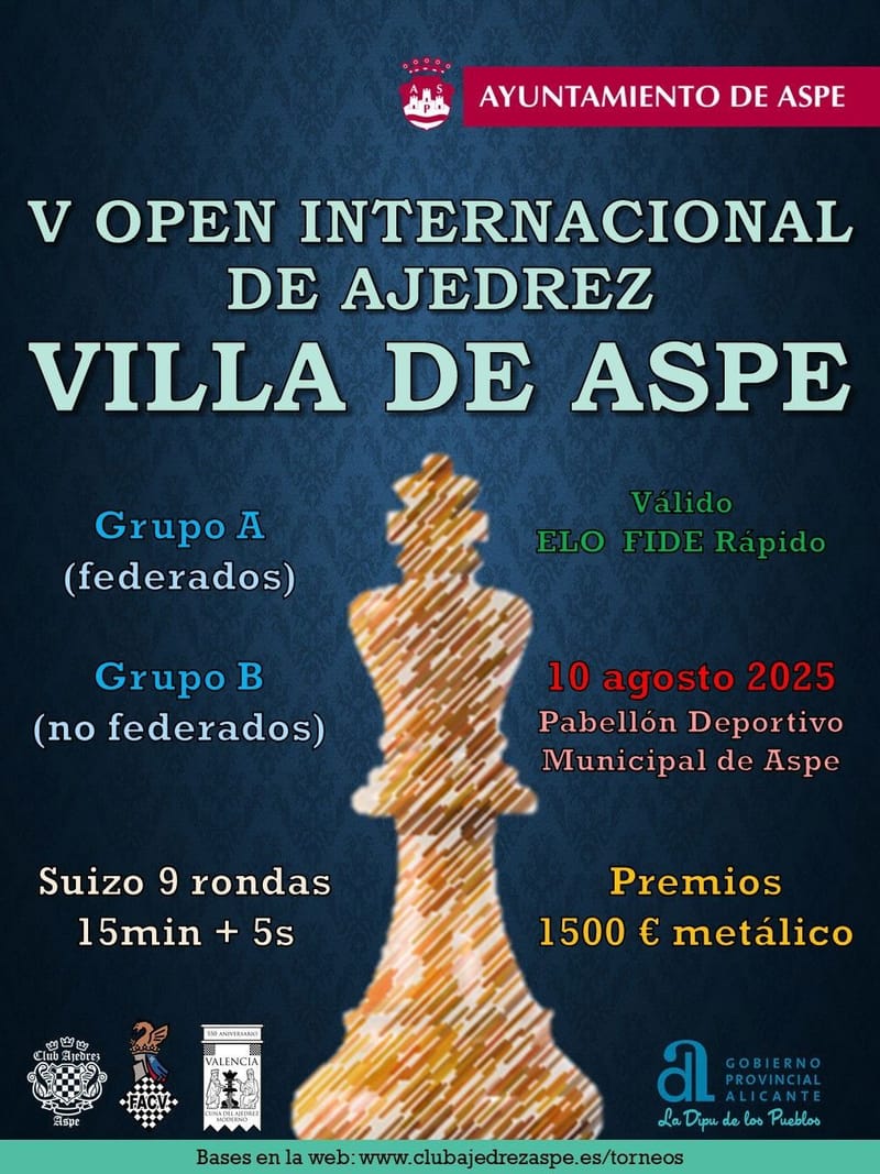 V Open Internacional de Ajedrez Villa de Aspe