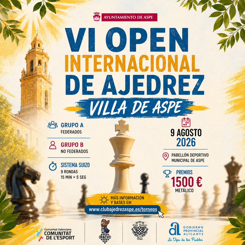 VI Open Internacional de Ajedrez Villa de Aspe