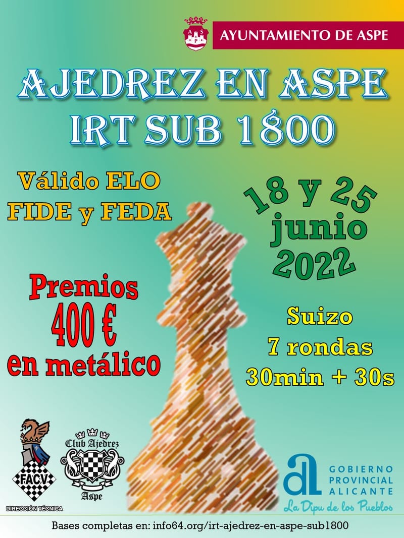 IRT Sub 1800 Chess in Aspe