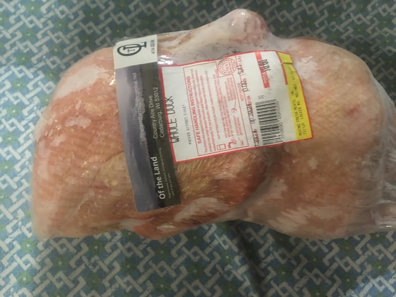 Duck meat has a strong rich flavor – similar to a red meat, some say with a hint of “wild” to it.  The meat is tender, moist, and rich.  We raise the Pekin variety.